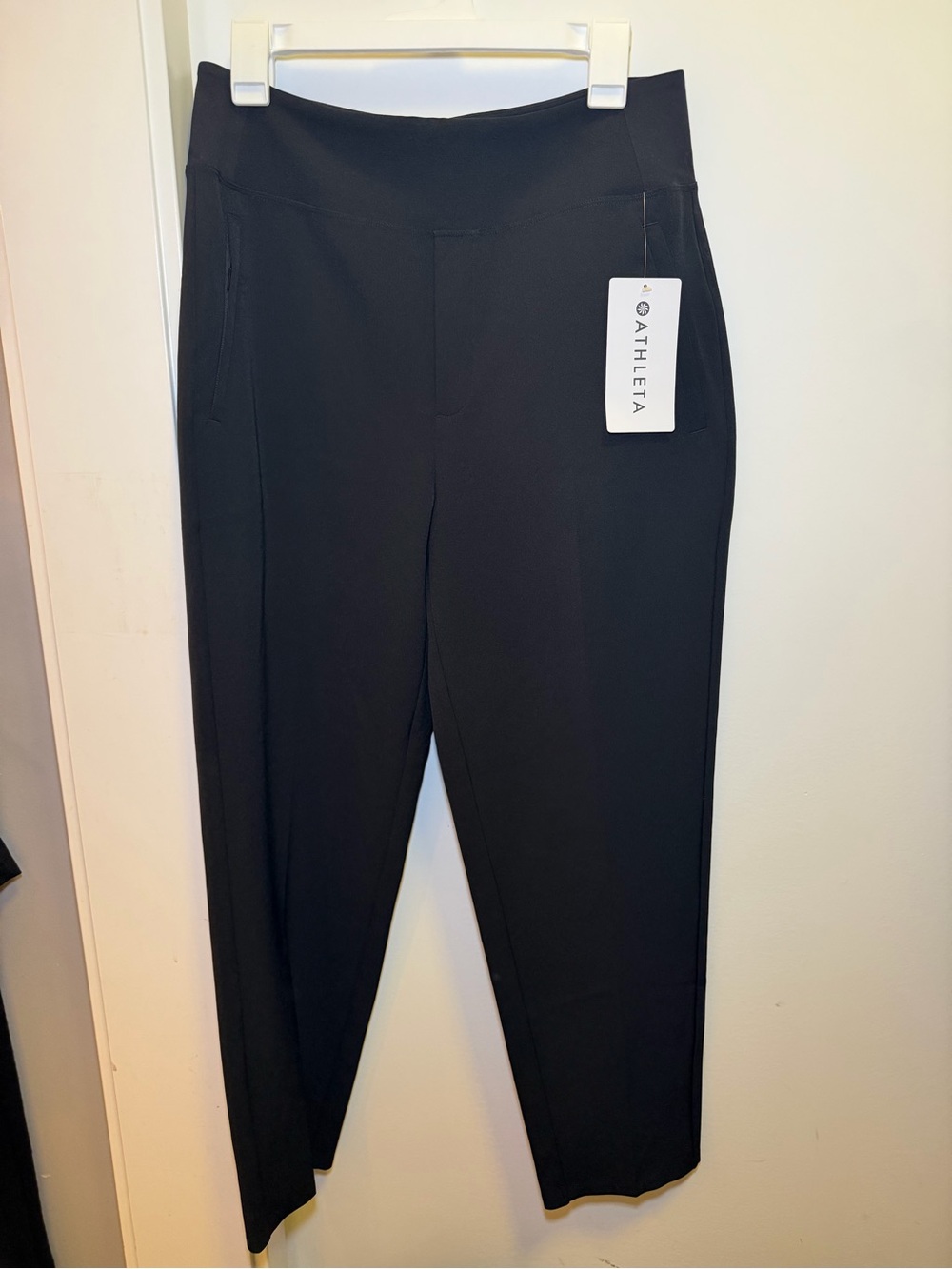 Athleta Endless Pant- Black High-Rise Pull-On Performance Trousers